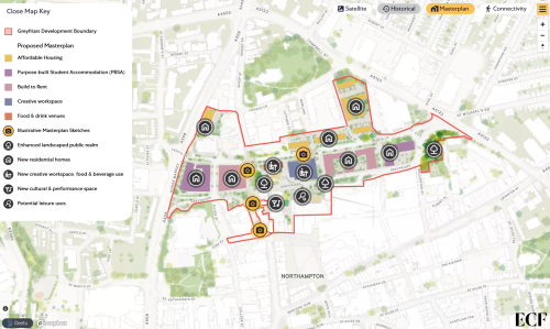 Screenshot of the ECF Greyfriars Public Engagement.